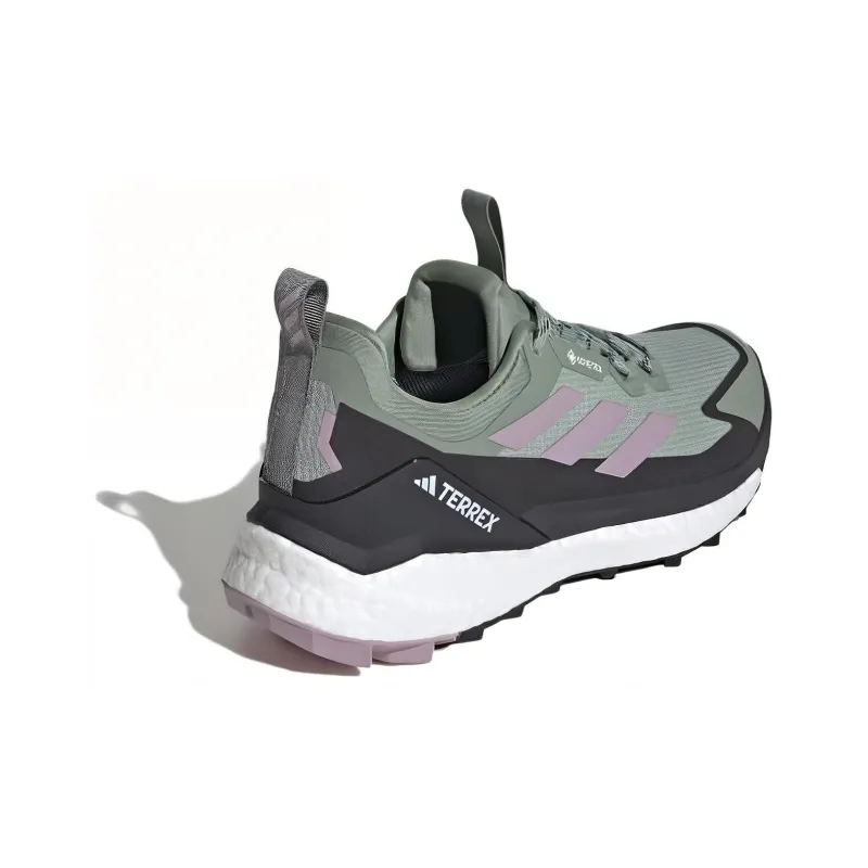 Adidas Terrex Free Hiker 2.0 Low Gore Tex Silver Green Preloved Fig Carbon Women's-3