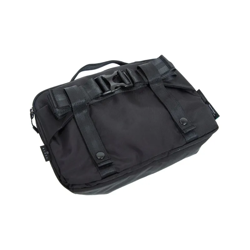 Doughnut Nylon Messenger Bag Crossbody Bag Shoulder Bag Unisex Black-4