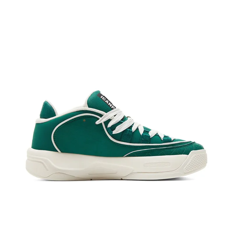PEAK Taichi Shark Shoes Cushioning Coverage Wear Resistant Breathable Low Top Skateboard Shoes Men's Peace Green-1