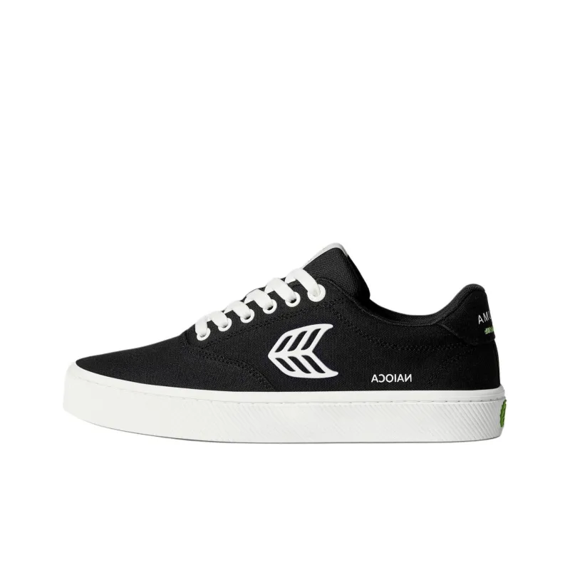 CARIUMA Low Top Canvas Shoes Unisex Black-0