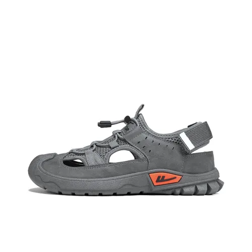 WARRIOR Beach Sandals Men Black