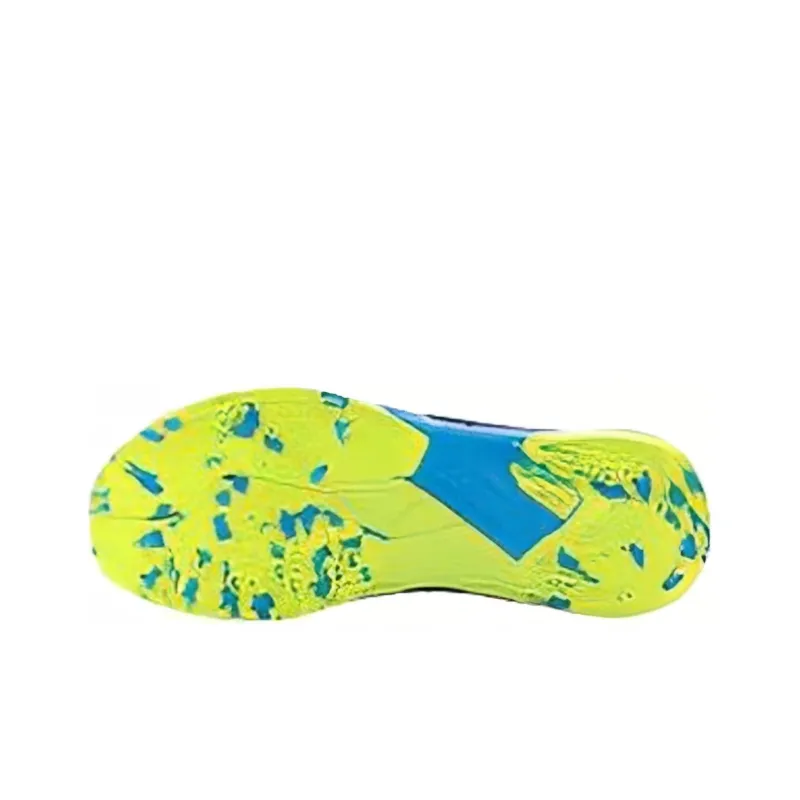 YONEX Cushioned Slip Resistant Low Top Badminton Shoes Unisex Blue Yellow-3