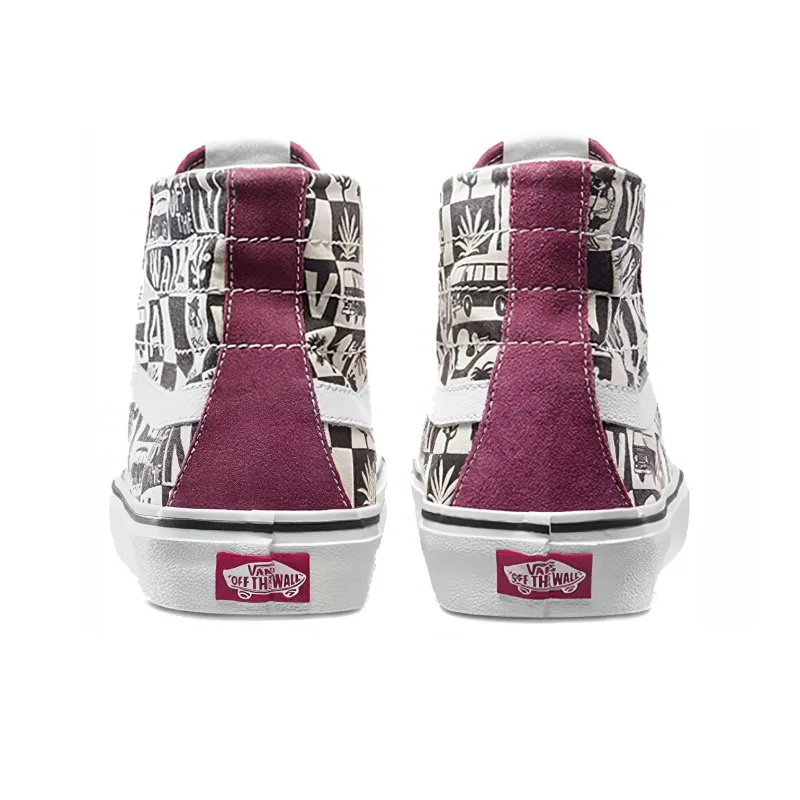 Vans X Yusuke Hanai SK8 Hi High Top 'Red White'-3