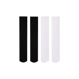 Over-The-Knee Socks Black *2+over-The-Knee Socks White *2