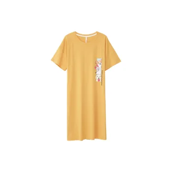 Dorame Nightgown Women's Yellow