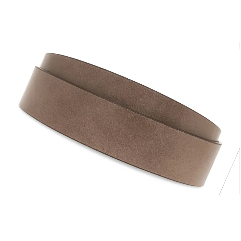 DIESEL Letter Logo Leather Belts Women's Brown Width 3CM-2
