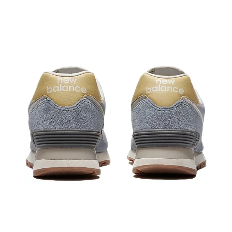 New Balance 574 Light Slate Wheat Field Women's-4