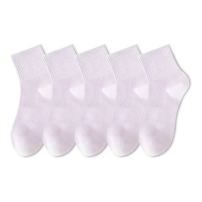 LUOLIAN Mid Calf Socks Women's 5 Pack-8