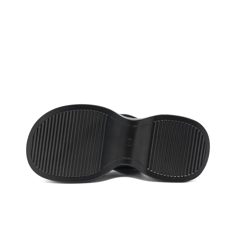 EBLAN Beach Sandals Women's Black-4