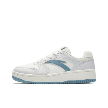 Anta Small Inspiration Anti Slip And Wear Resistant Lightweight Low Top Skateboard Shoes Women's White Blue