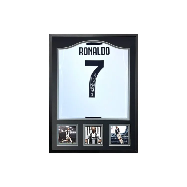 Three For 18-19 Juventus C Ronaldo Ronaldo Hand-Signed Soccer Apparel Jersey With SA Certificate-0