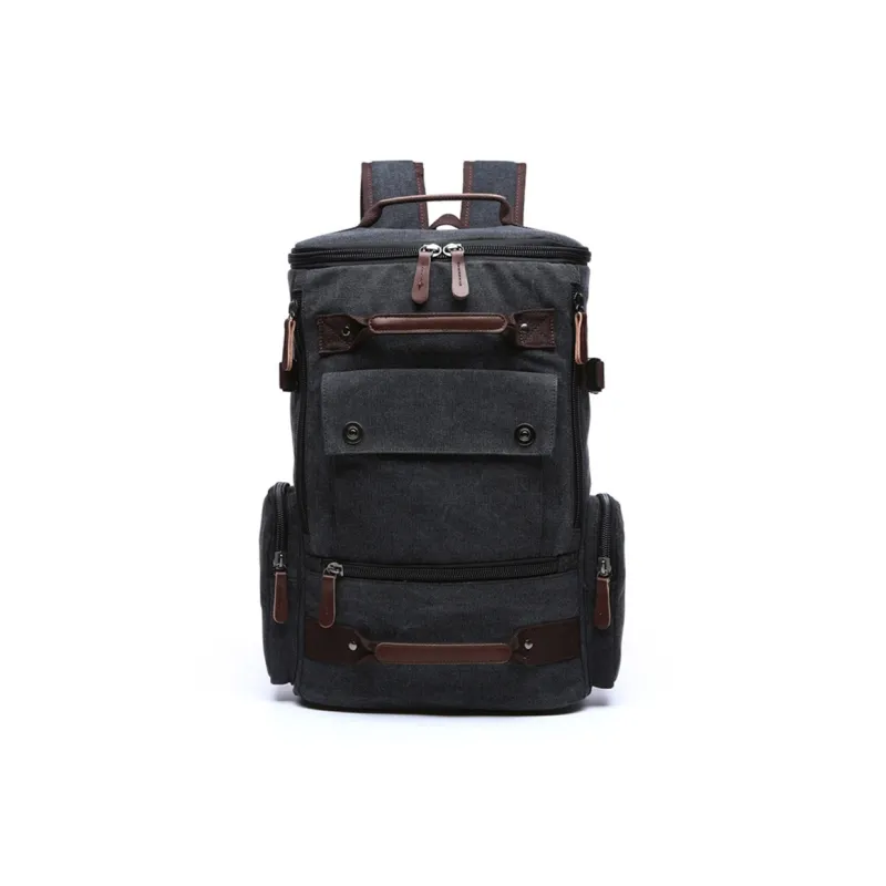 CMLZIUA Canvas Backpack Regular Unisex Coffee/Blue/Black/Khaki/Gray/Green Camouflage/Yellow Camouflage/Army Green-9