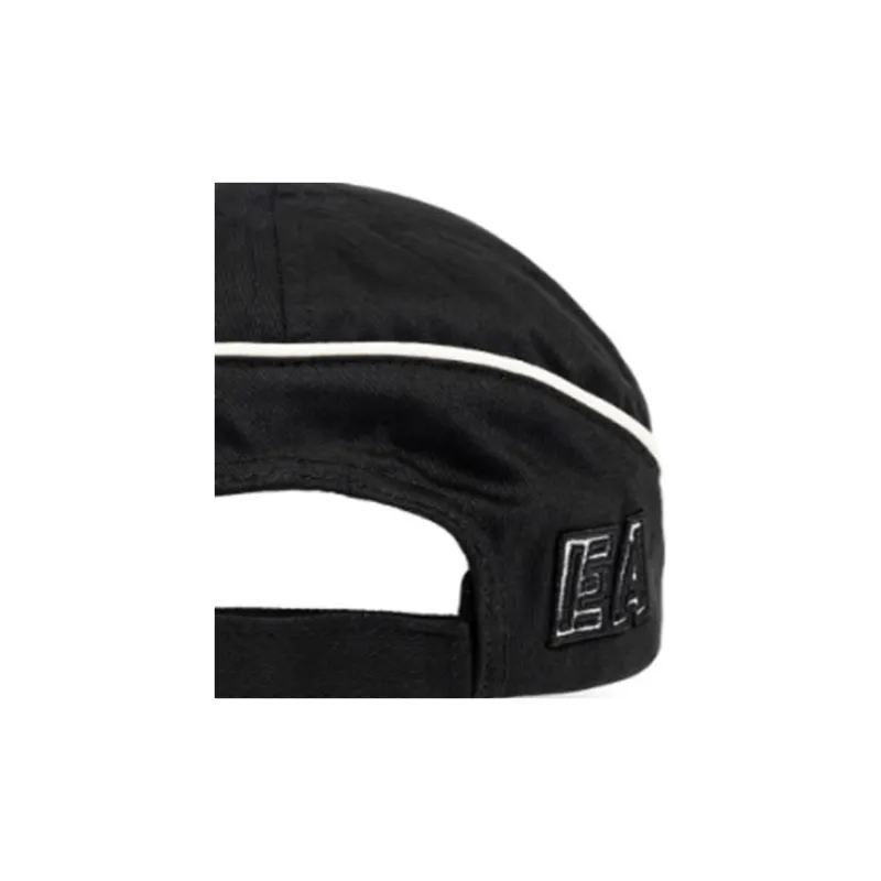 EMPORIO ARMANI Cotton Baseball Caps Unisex Black-2