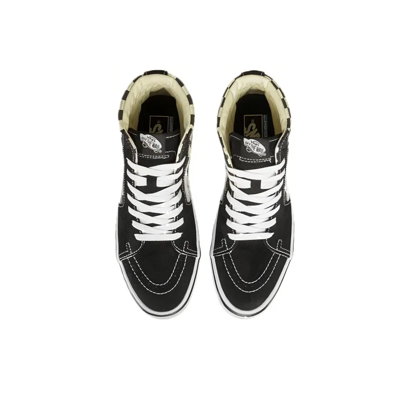 Vans SK8 Hi Lite Black White Checkerboard-3