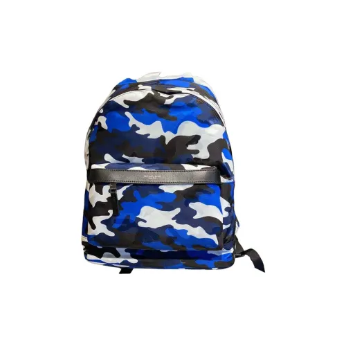 MICHAEL KORS PVC Polyvinyl Chloride backpack ermanno Unisex Camouflage Blue