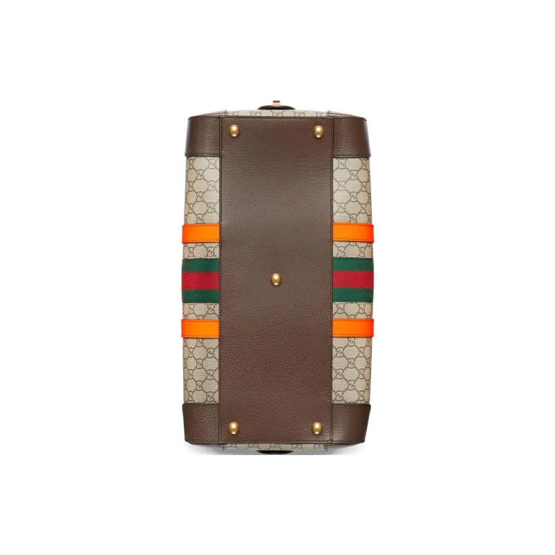 GUCCI Canvas With Leather Canvas Bag Shoulder Bag Crossbody Bag Handbag Travel Bag Women's-4
