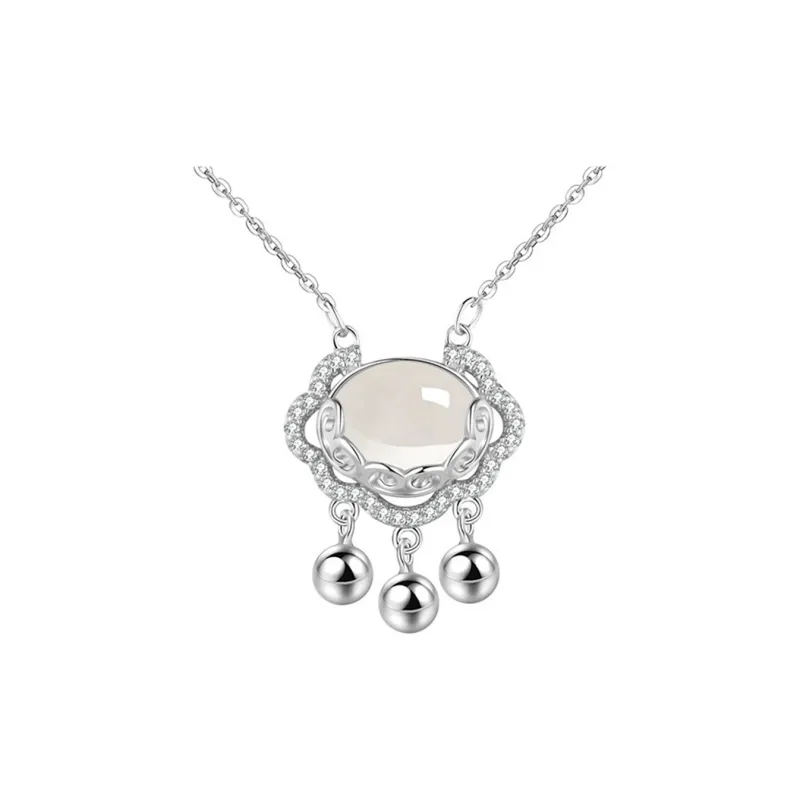 Otoshi Chalcedony Jade Necklaces Women's-0