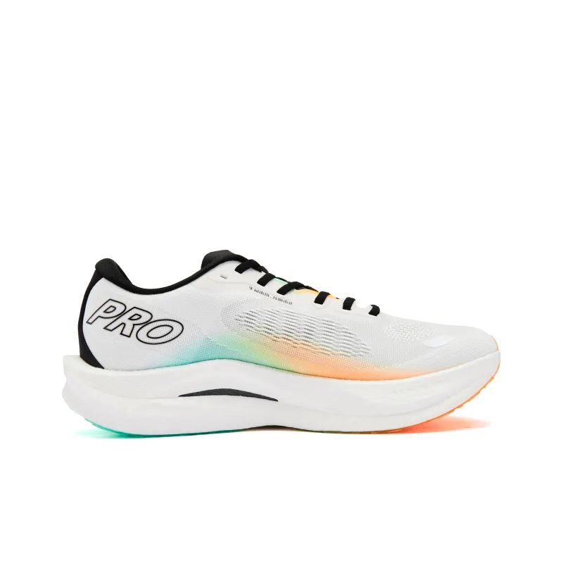 QIAODAN Strong Winds 2.0 PRO Cushioned Slip-Resistant Low-Top Running Shoes Women's Jordan White Phantom Orange-2