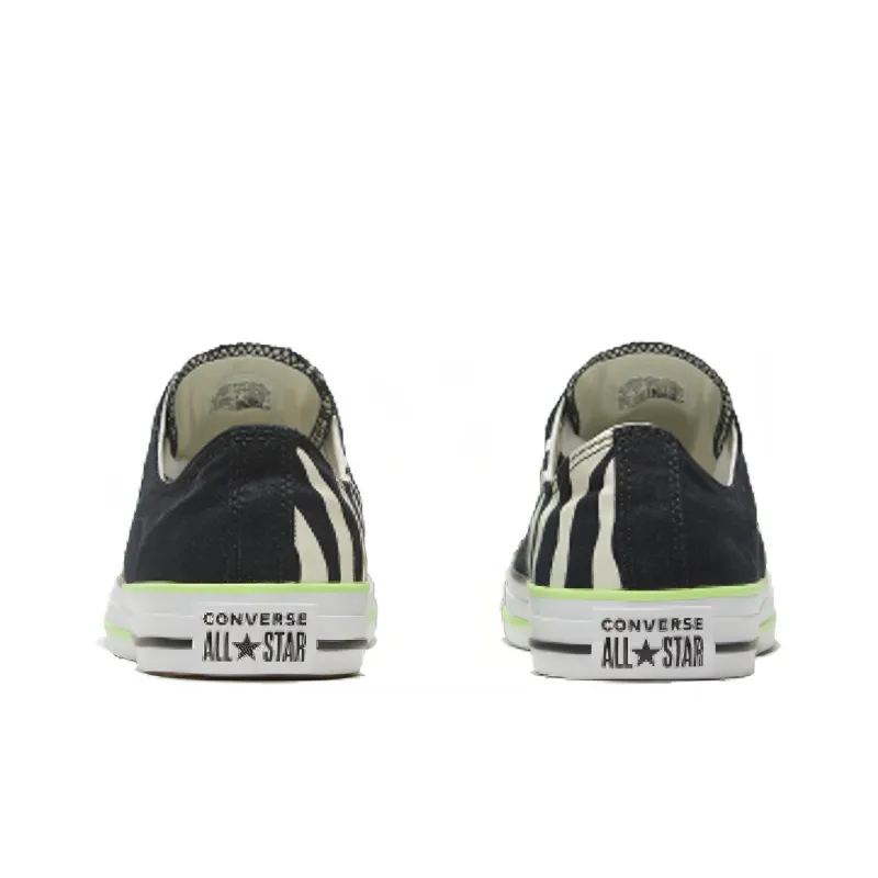Converse Chuck Taylor All Star 'Black Zebra Print Neon Green'-4
