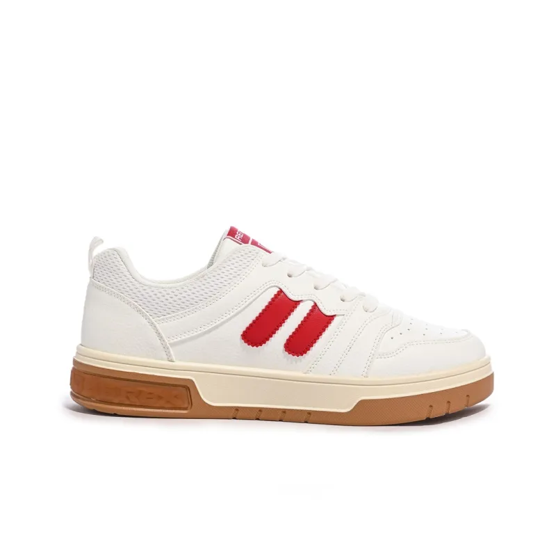 Humanism 1986 Skateboard Shoes Men Low Top White Red/White Black-1