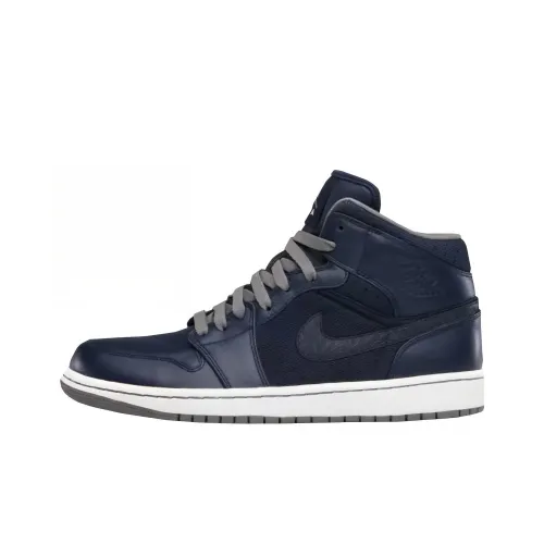 Jordan 1 Phat Mid Obsidian Cool Grey