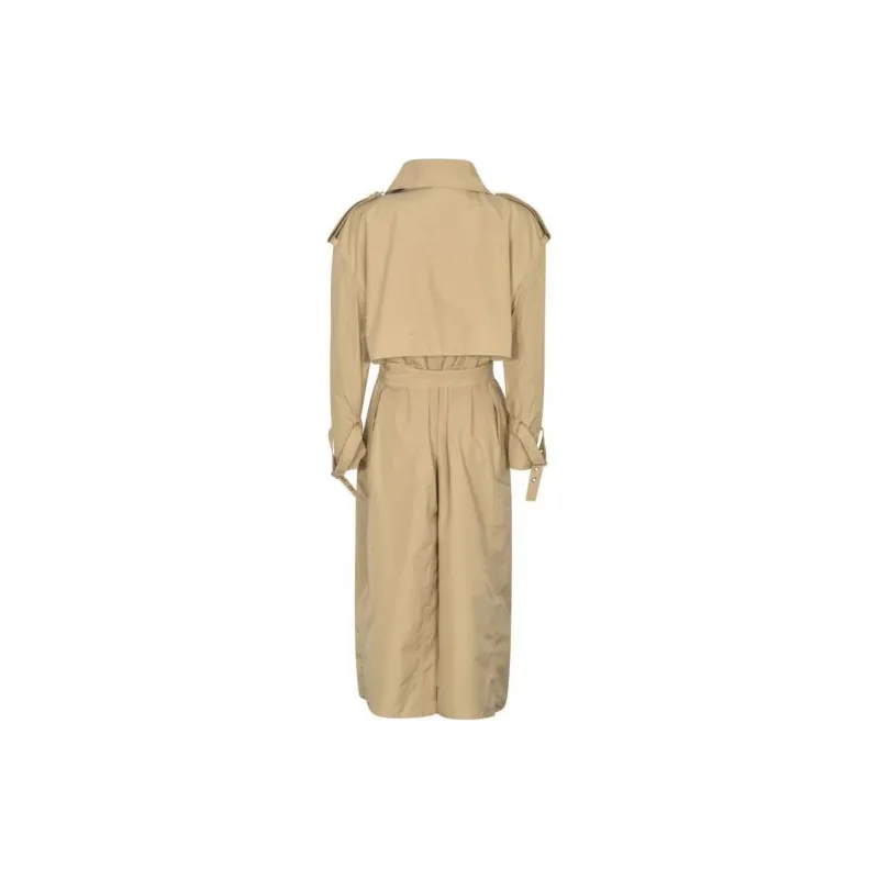 JIL SANDER Oversize Double Breasted Trench Coat-1