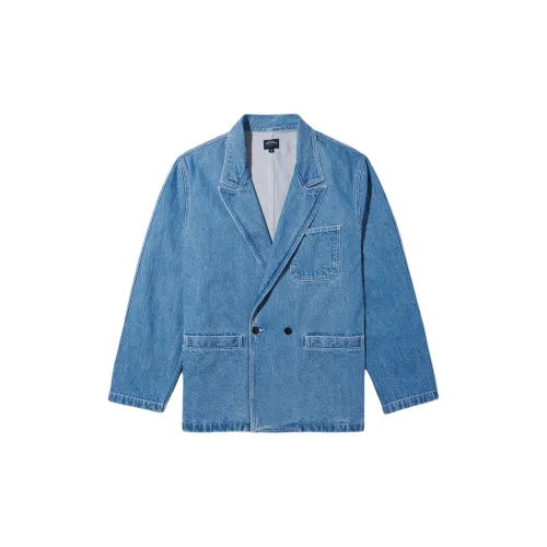 NOAH Jackets Unisex Indigo