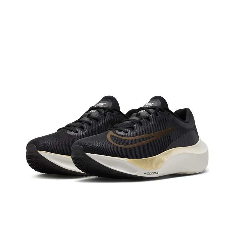 Nike Zoom Fly 5 Black Metallic Gold Grain-2