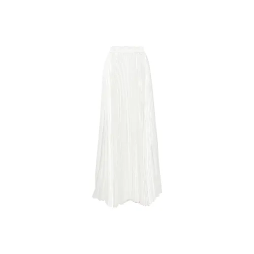 STYLAND Elasticated-waist Pleated Maxi Skirt