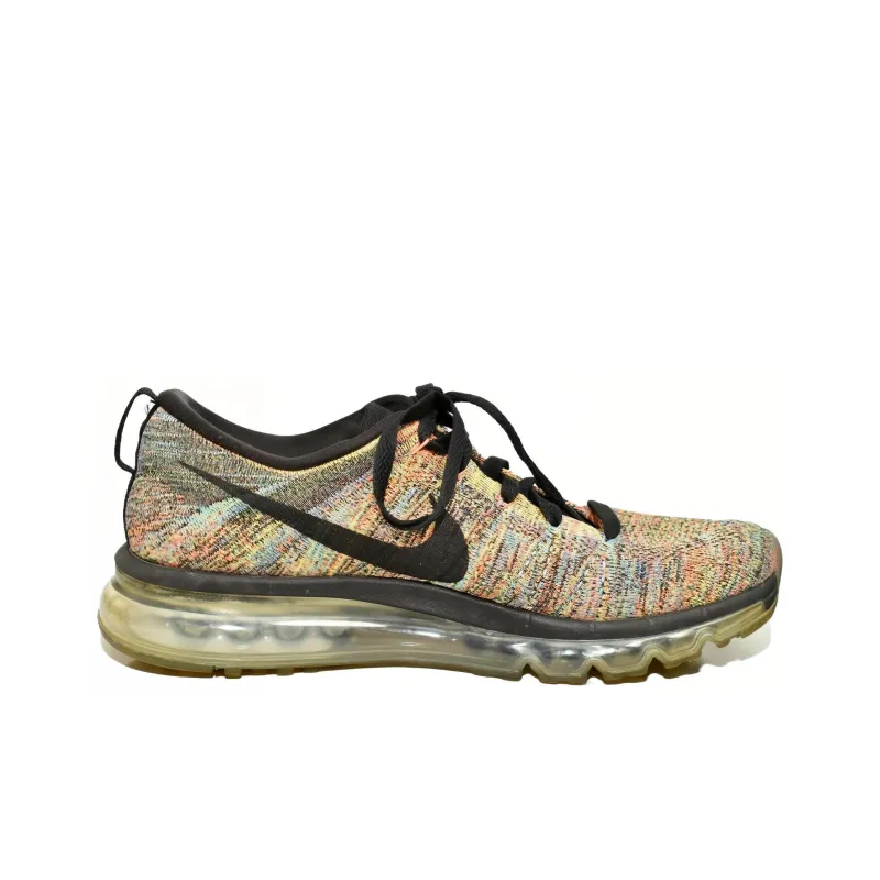 Nike Flyknit Air Max Multi Color Chalk Blue Hyper Orange Women's-1