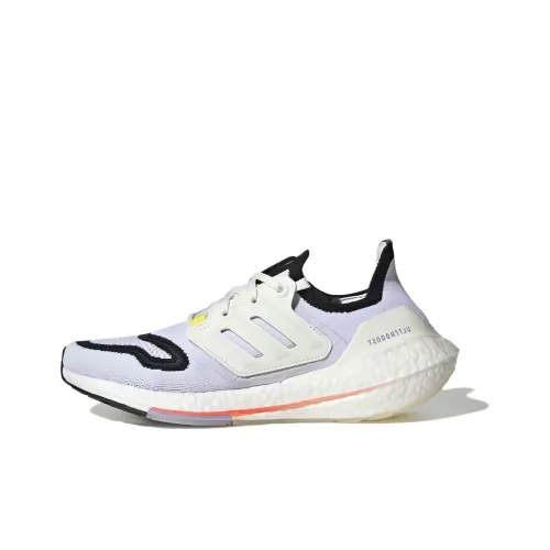 adidas Ultra Boost 22 White Black Solar Red Women's