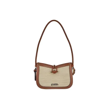 ISABEL MARANT Vigo Logo-Embroidered Shoulder Bag