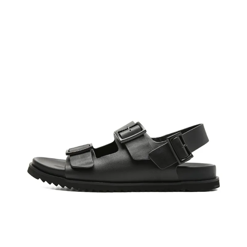 S. T.DUPONT Comfortable Cooling Casual Sandal Men's Black-0