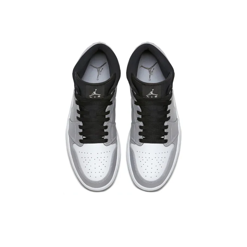 Jordan 1 Mid Wolf Grey Black White-2