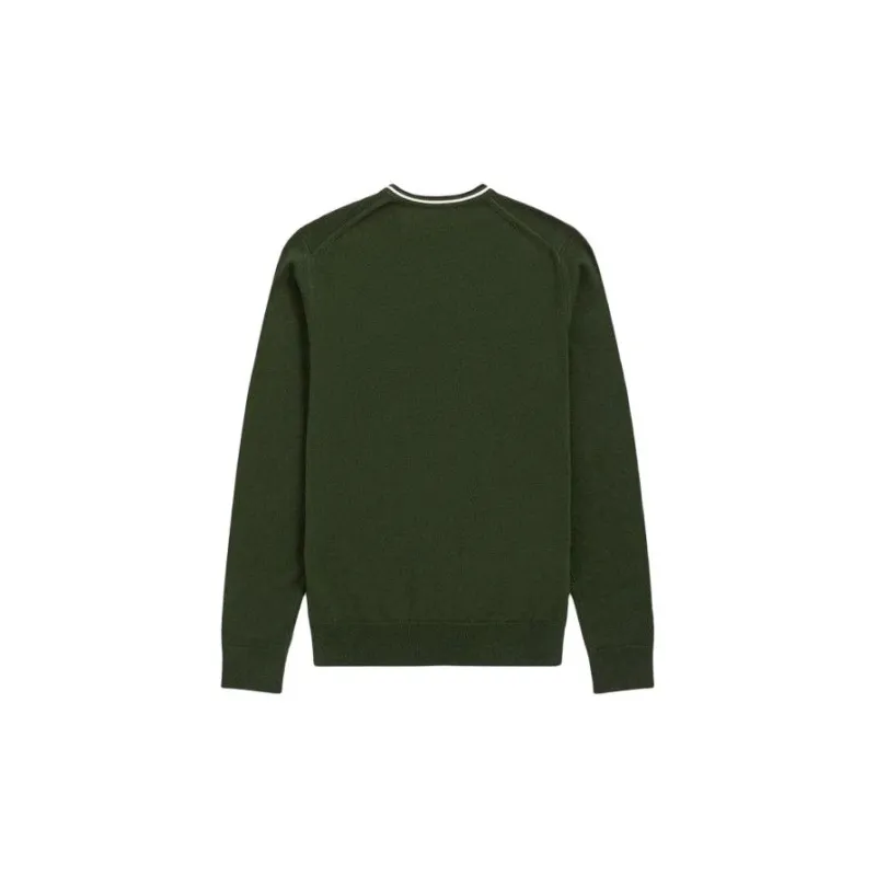 FRED PERRY Sweater Men's Army Green-1