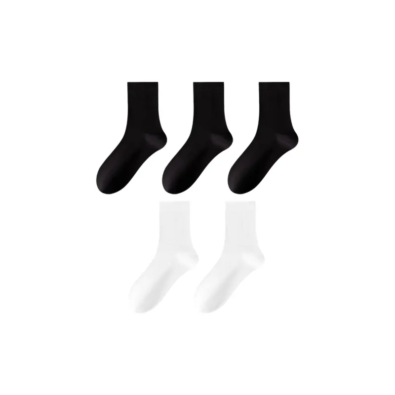 MIIOW Knee High Socks Men's 5 Pack-6