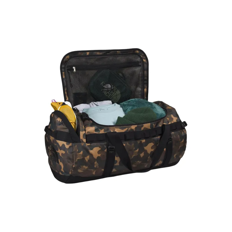 THE NORTH FACE Recycled Polyester Portable Crossbody Travel Bag Large Size Unisex Camouflage & Black-3