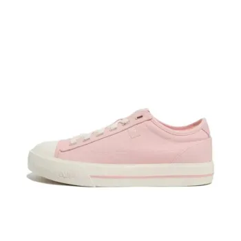 FILA Como Anti Slip Wear Resistant Low Top Canvas Shoes Unisex Pink White