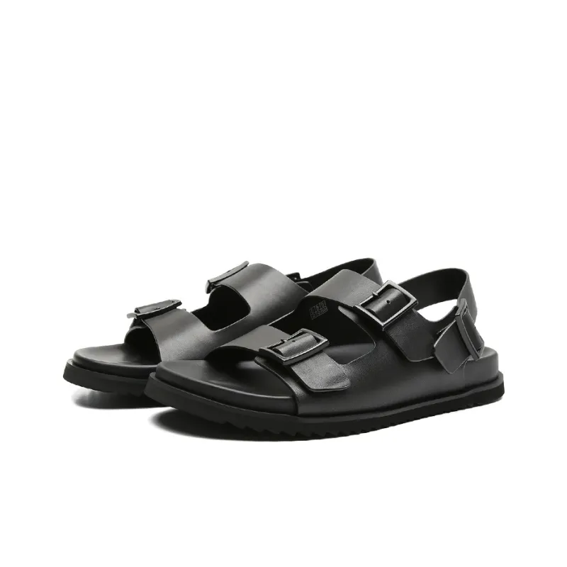 S. T.DUPONT Comfortable Cooling Casual Sandal Men's Black-1