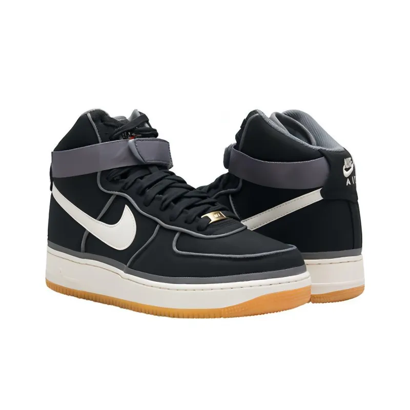 Nike Air Force 1 High '07 LV8 Black Sail Team Orange-2