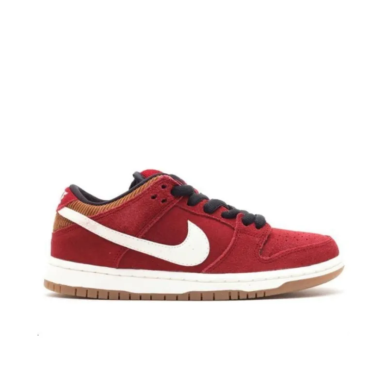 Nike Sb Dunk Low Corduroy Team Red-1
