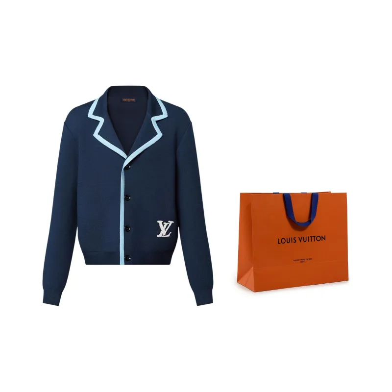LOUIS VUITTON x Tyler Collaboration SS24 Knitwear Men's Navy-1