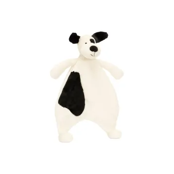 JELLYCAT Bashful Black & Cream Puppy Comforter Stuffed Animal