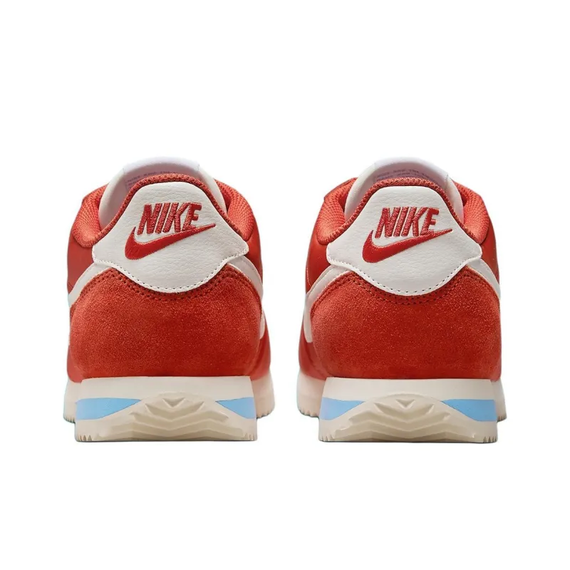 Nike Cortez Cushioning Anti-Slip Wear-Resistant Breathability Low-Top Casual Running Shoes Women's Red-3
