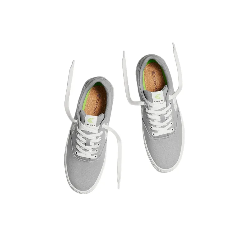 CARIUMA Low Top Canvas Shoes Unisex Gray-3