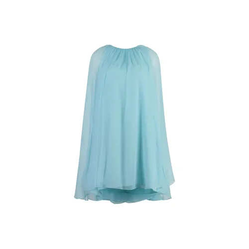 MaxMara Tulle Crewneck Sleeveless Dress