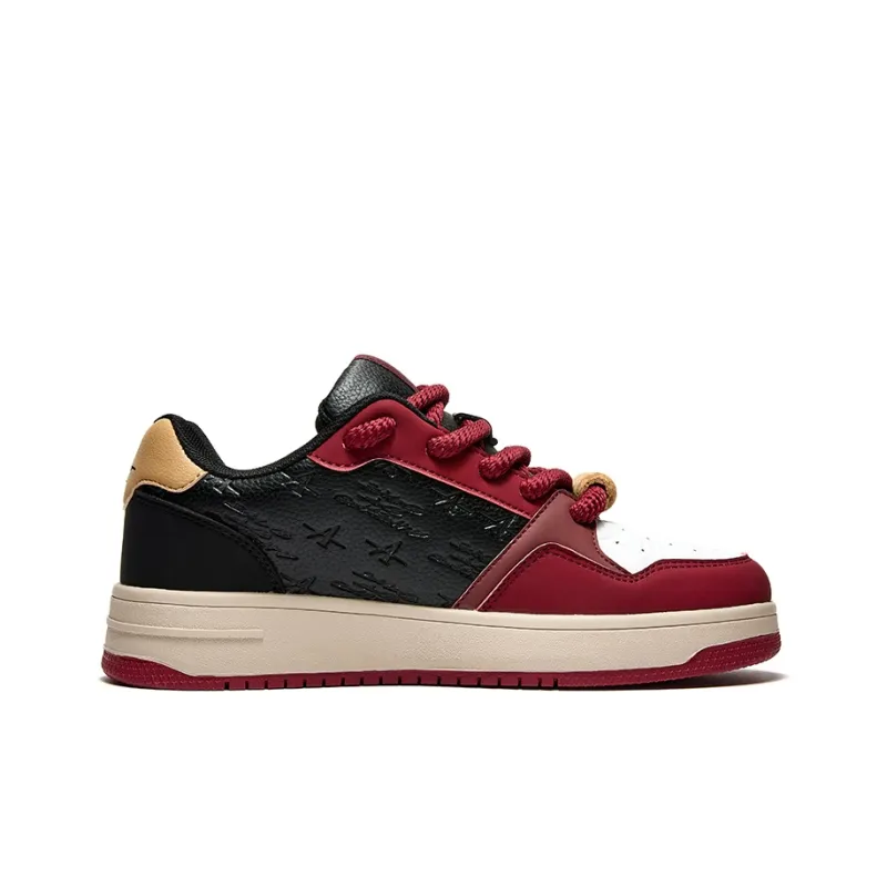 A1 Wine Shoes Coverage Wear-Resistant Low-Top Skateboard Shoes Unisex-1