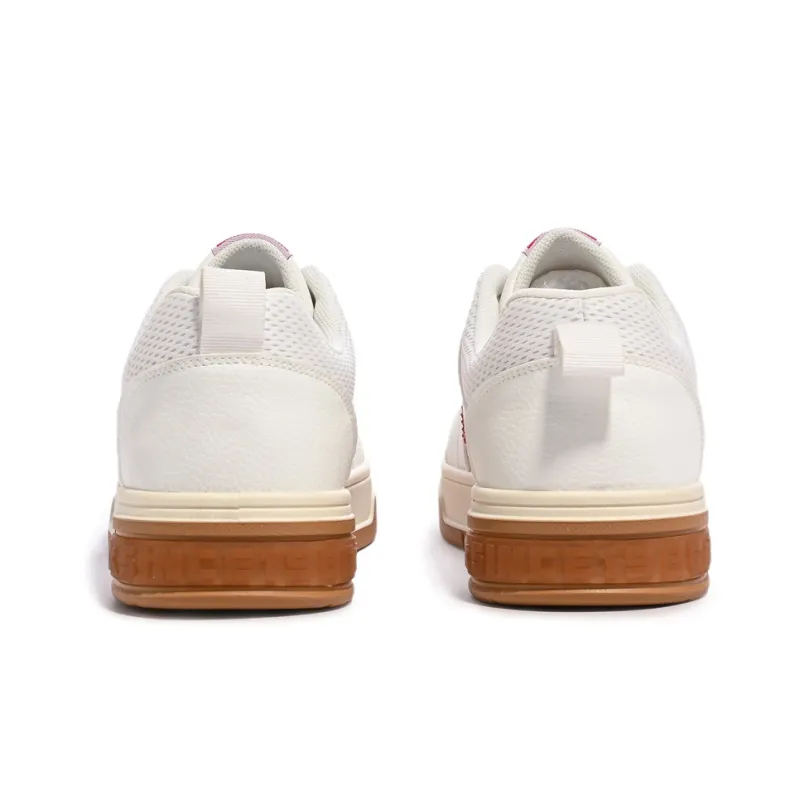 Humanism 1986 Skateboard Shoes Men Low Top White Red/White Black-3