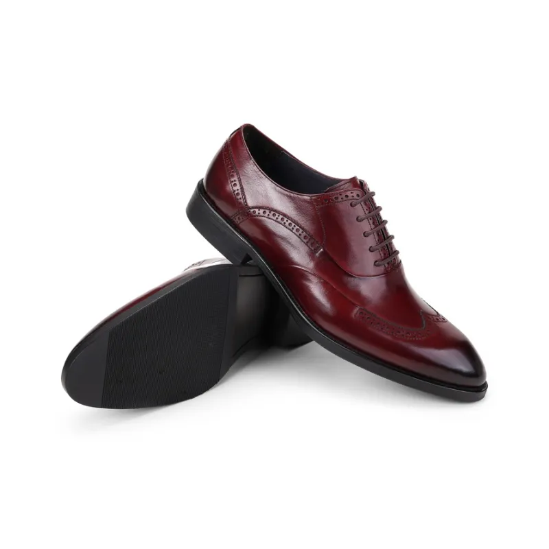 ASTON M.JAZZ Dress Shoes Men Low Top Black/Burgundy/Coffee/Brown-8