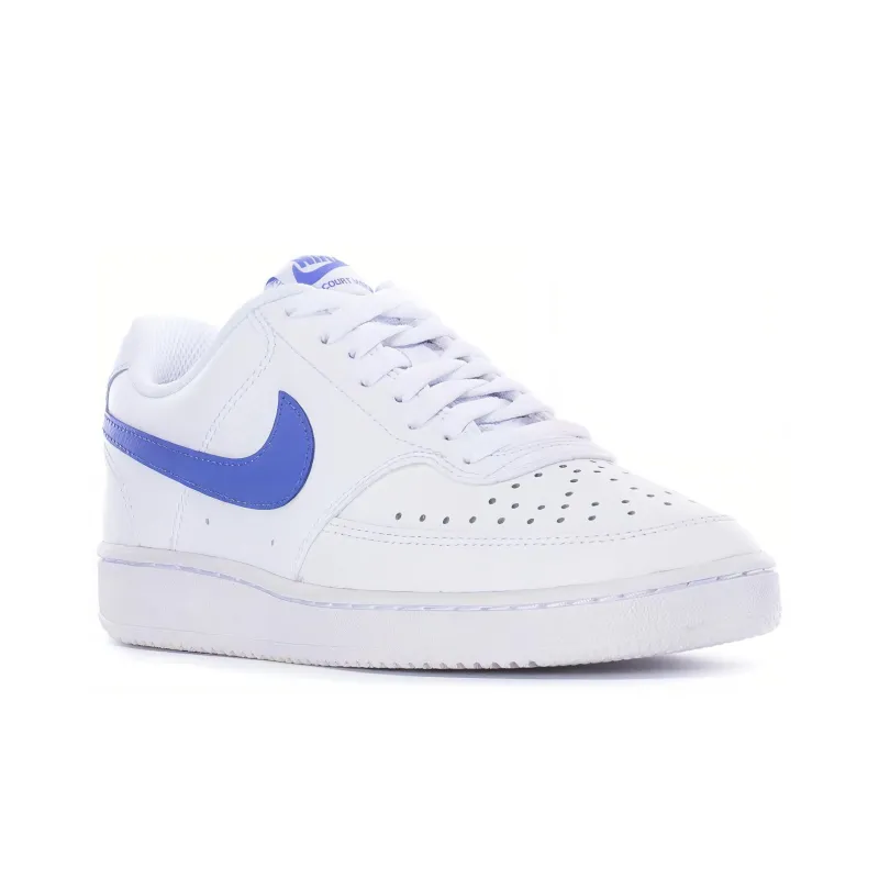 Nike Court Vision Low Shoes White/Blue Women's-2